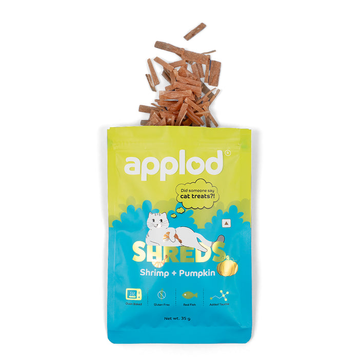 Applod Shrimp with Pumpkin Soft Cat Treat - 35 Gm