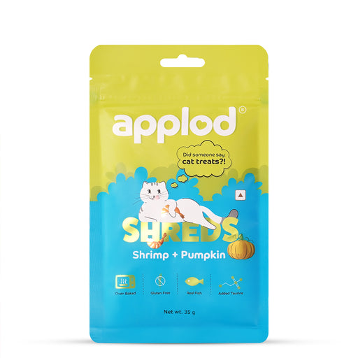 Applod Shrimp with Pumpkin Soft Cat Treat - 35 Gm