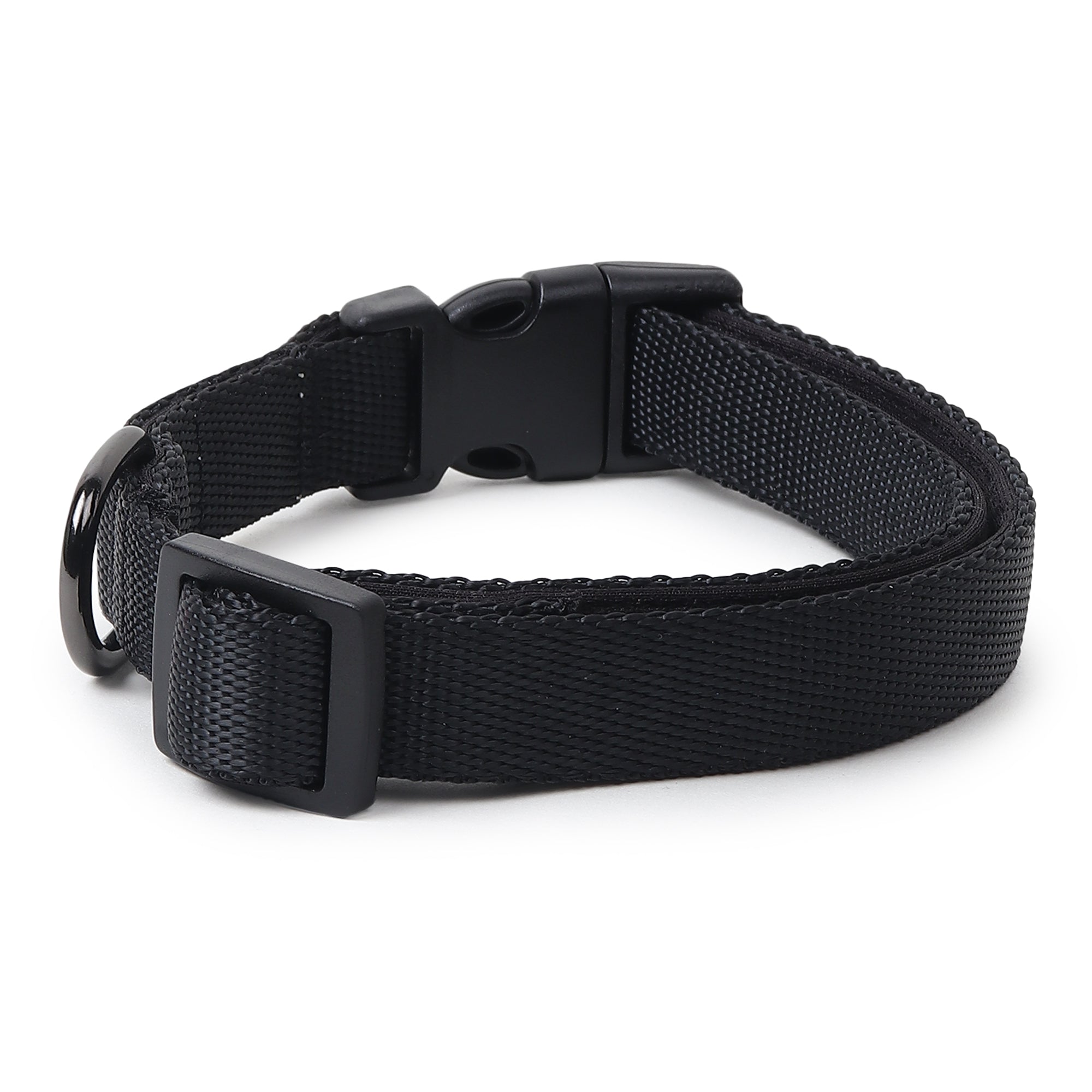 ZL Classic Padded Dog Collar  - Black