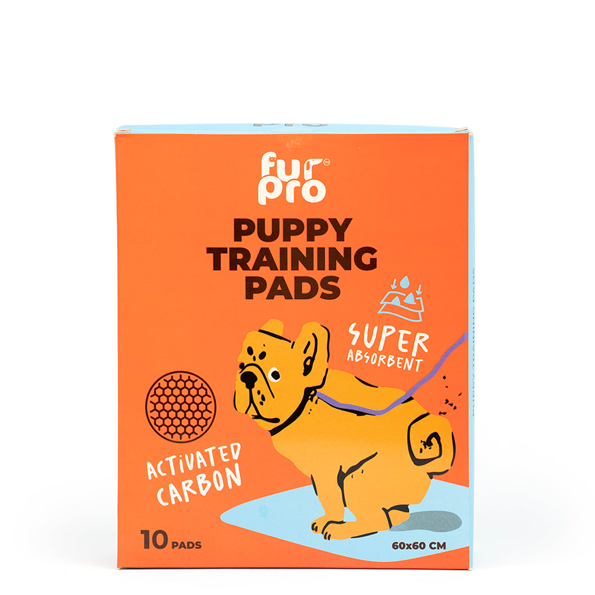 Furpro Carbon Puppy Training Pads 10 Pads (60x60 cm)