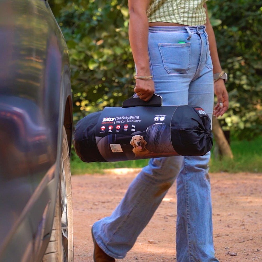 ZL Safety Sling Pet Car Seat Cover