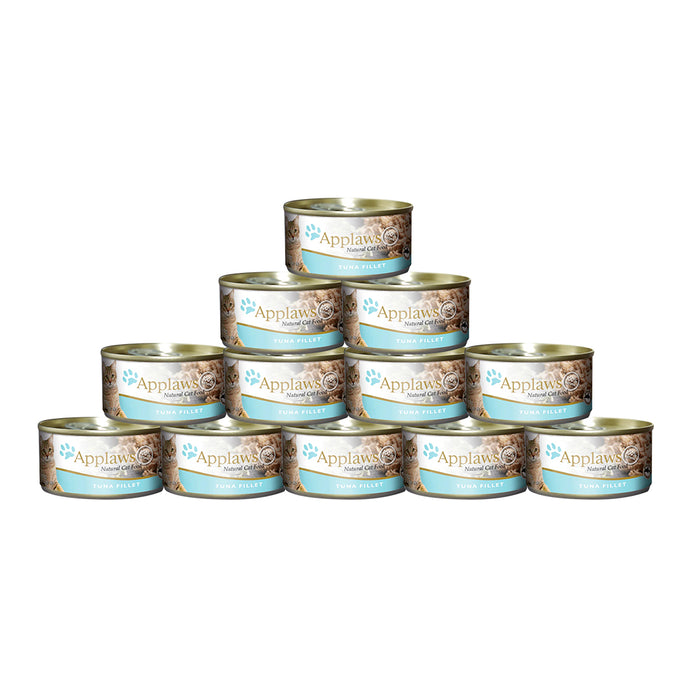 Applaws Adult Wet Cat Food - Tuna Fillet (70g x 12 Cans)