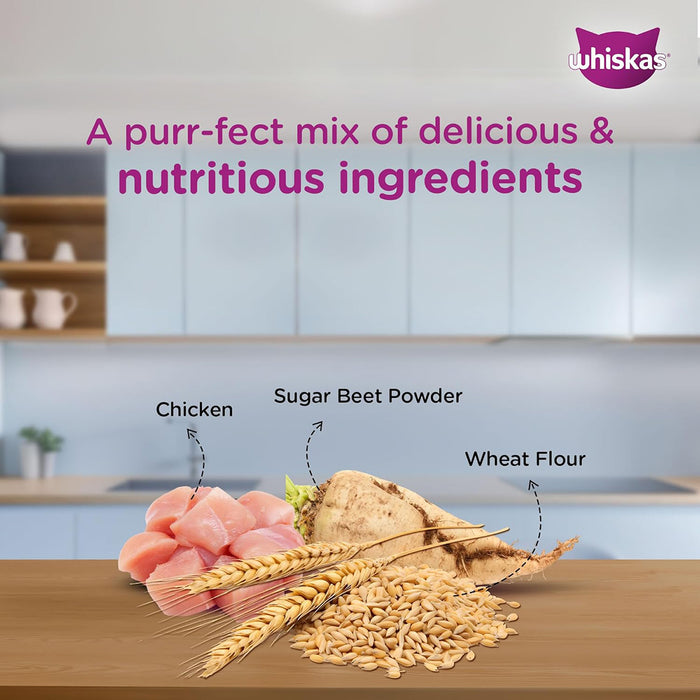 Whiskas Adult (+1 year) Wet Cat Food, Chicken in Gravy