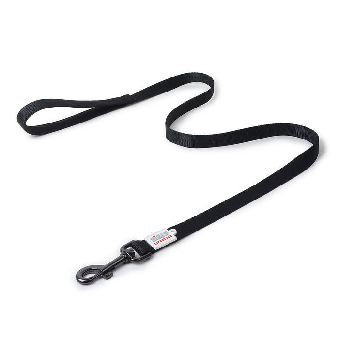 ZL Classic Padded Dog Leash - Black