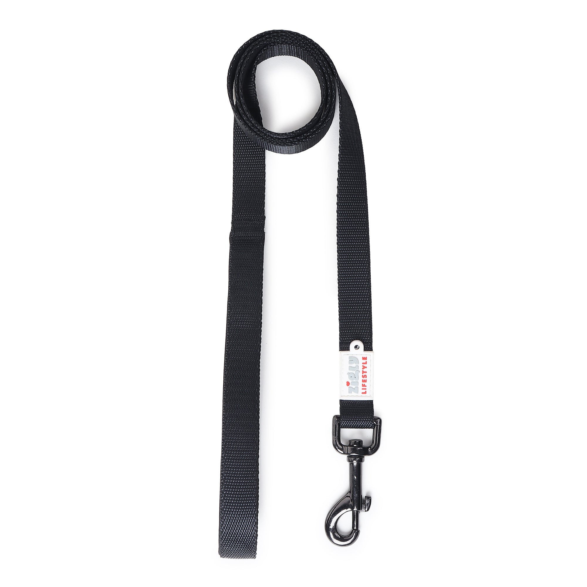 ZL Classic Padded Dog Leash - Black