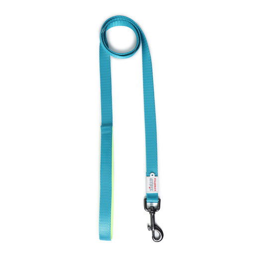 ZL Classic Padded Dog Leash - Neon Green