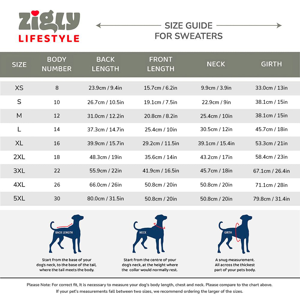 ZL Wonderland Dog Sweater