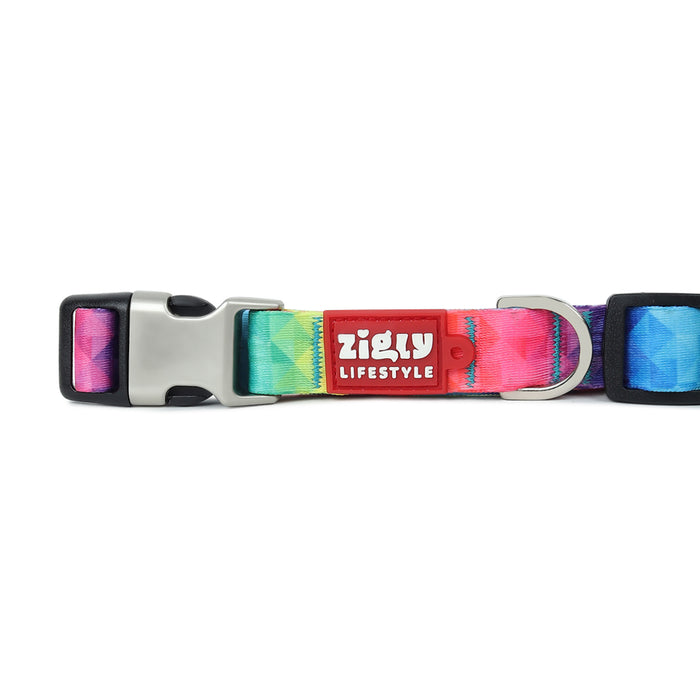 ZL Rainbow Dog Collar