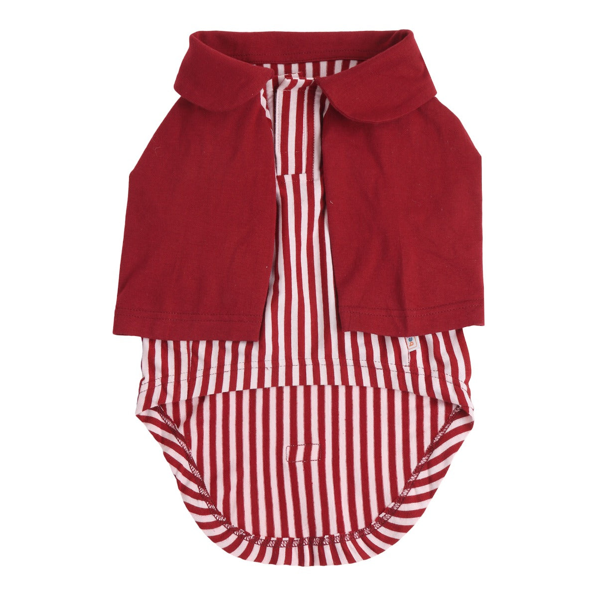 beboji Stripe Polo Dog T-Shirt