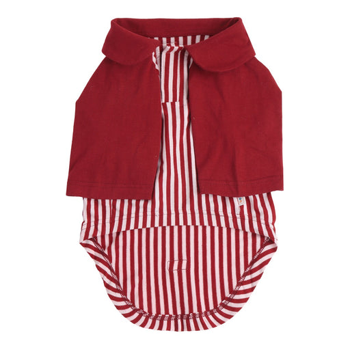beboji Stripe Polo Dog T-Shirt