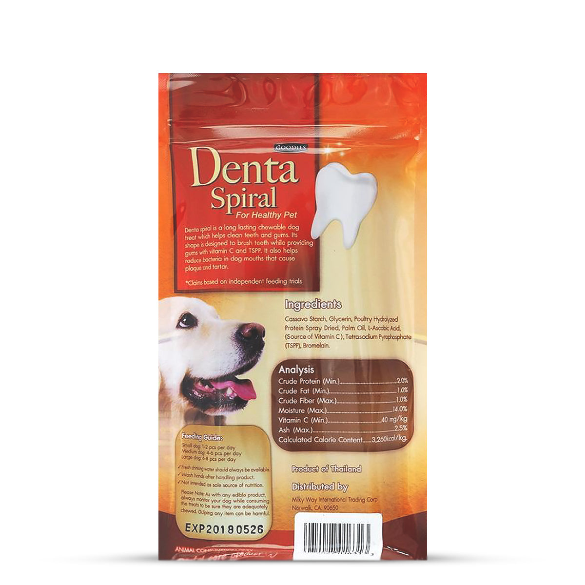 Goodies Grain Free Dental Spiral Dog Dental Treat - 100 gm - Pack of 5