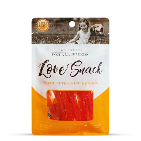 Rena Love Snack Chicken Jerky Stripes Dog Treat - 85 gm