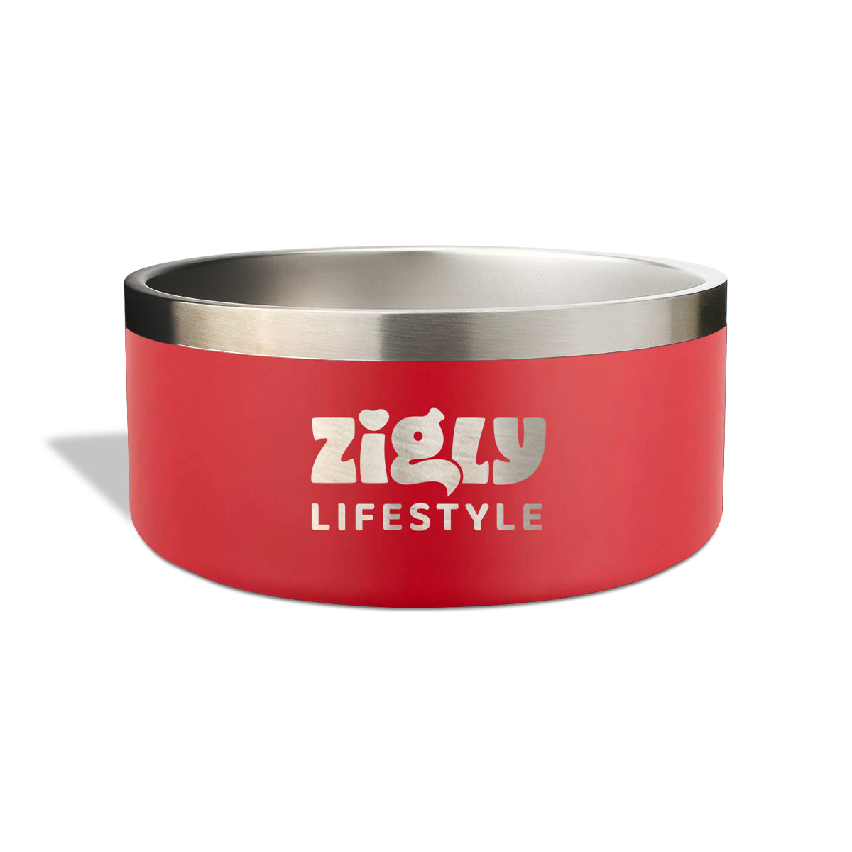 ZL Ultimate Double Walled Dog Bowl – Red