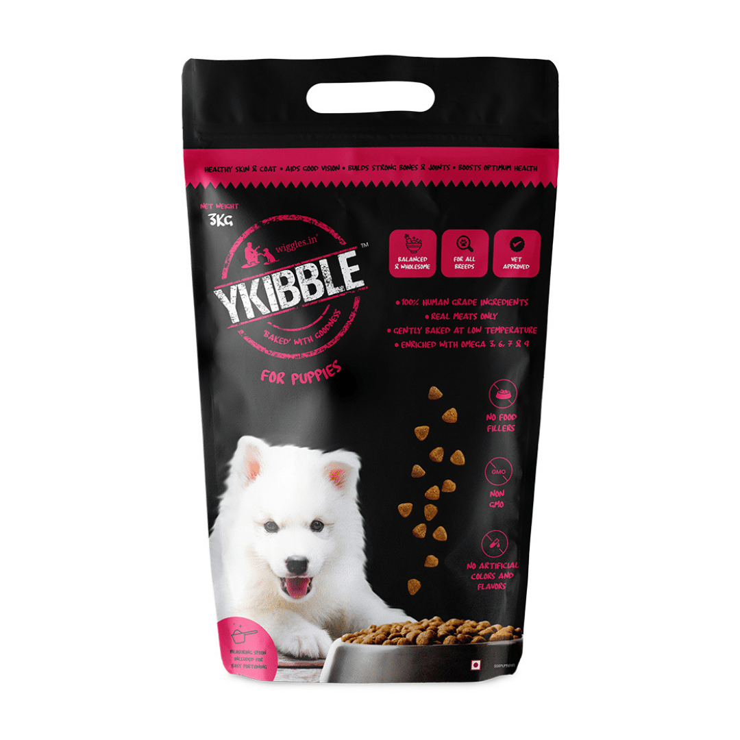 Wiggles Dry Dog Food for Puppies - YKibbleâ„¢ Oven Baked Dry Food