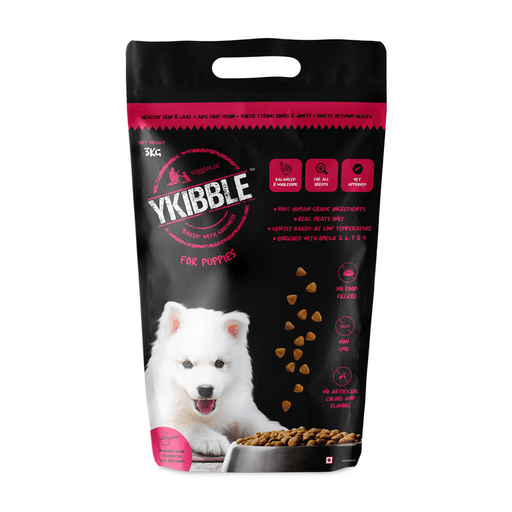 Wiggles Dry Dog Food for Puppies - YKibbleâ„¢ Oven Baked Dry Food