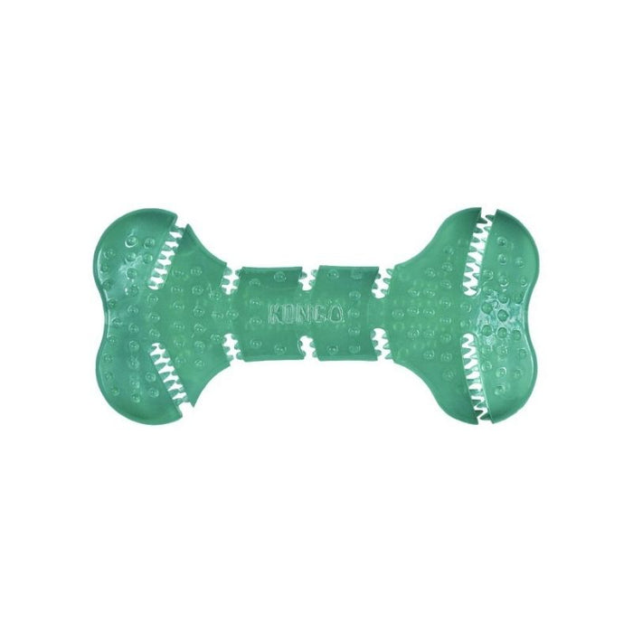 Kong Dog Toys - Squeezz Dental Bone (Teal)