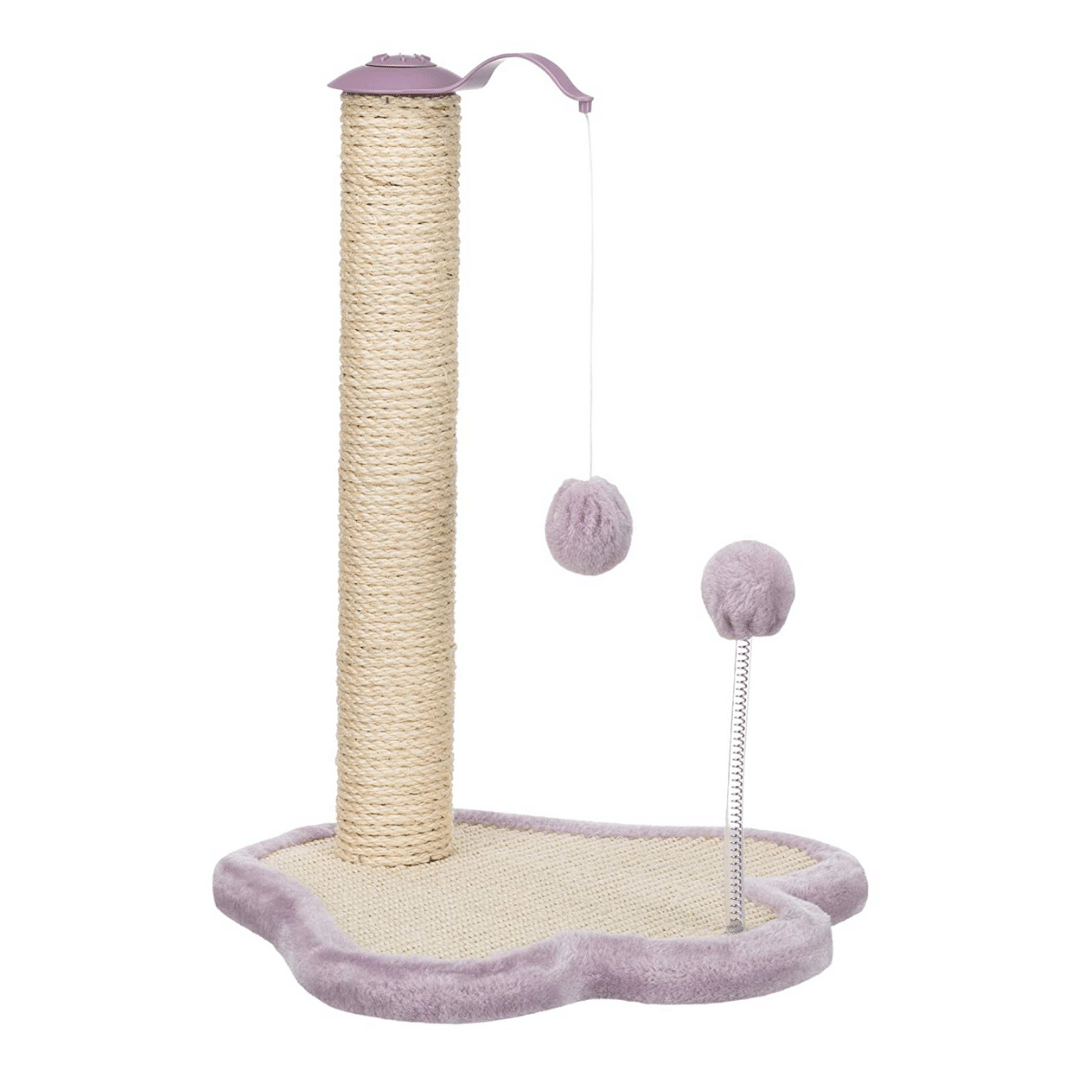 Trixie Junior Scratching Paw With Post (Lilac) for Kittens