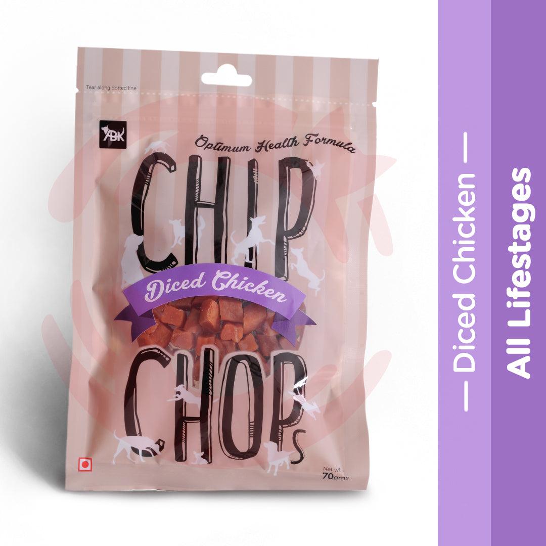 Chip Chops Dog Treats - Diced Chicken