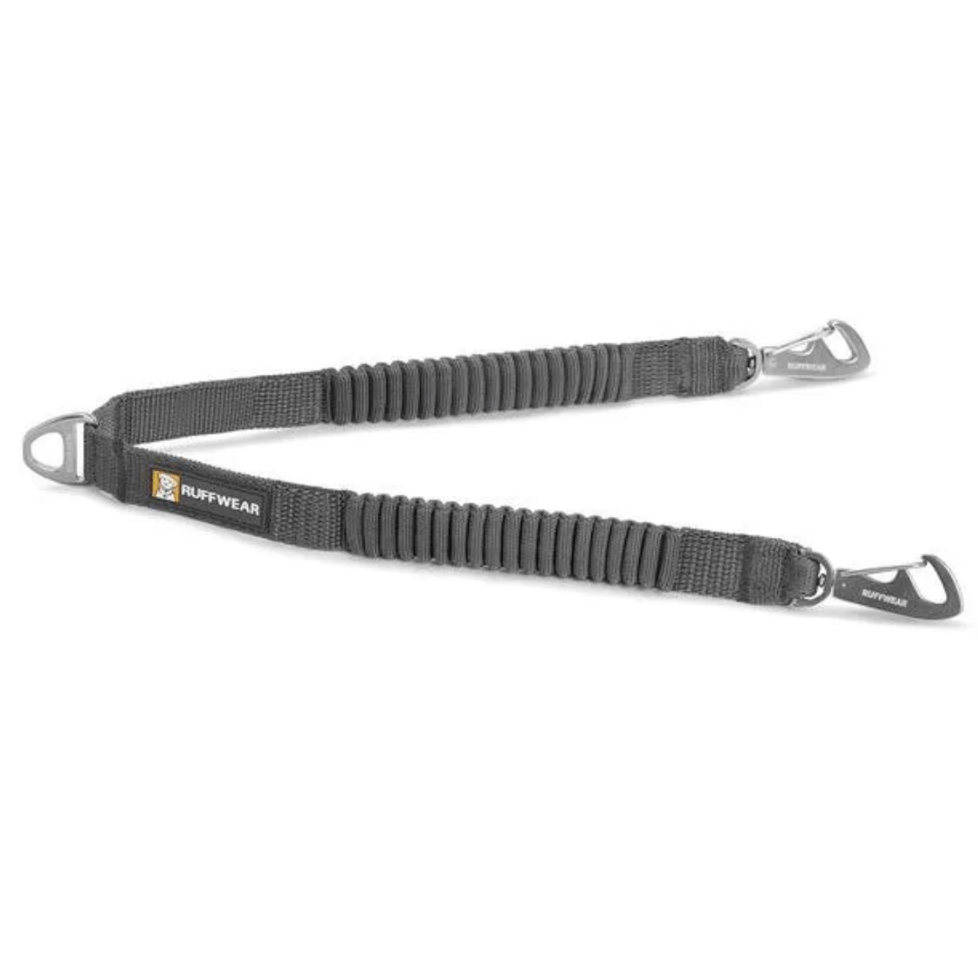Ruffwear Double Track Dog Leash Coupler - Granite Grey Standard