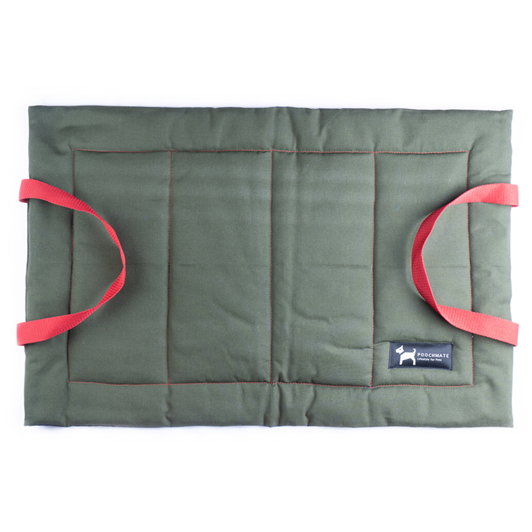 PoochMate Quilted Mat - Olive