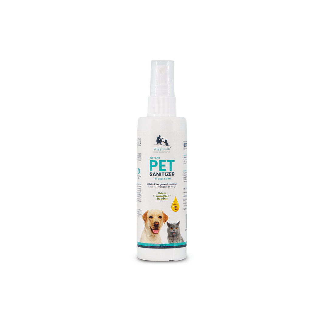 Wiggles Supplements for Cats & Dogs - Instant Pet Sanitizer (100ml)
