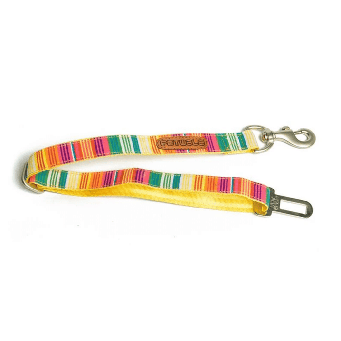 Petwale Car Seatbelt - Colourful Stripes