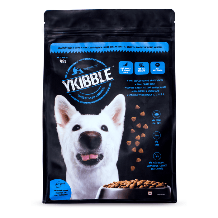 Wiggles Dry Dog Food for Adult Dogs - YKibbleâ„¢ Oven Baked Dry Food