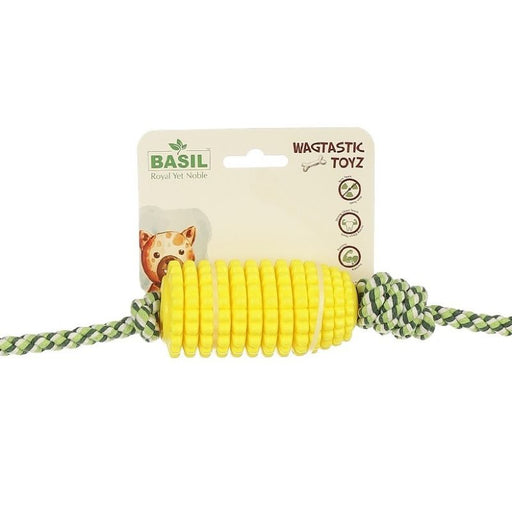 Basil Puppy Dog Toys - Corn on Rope