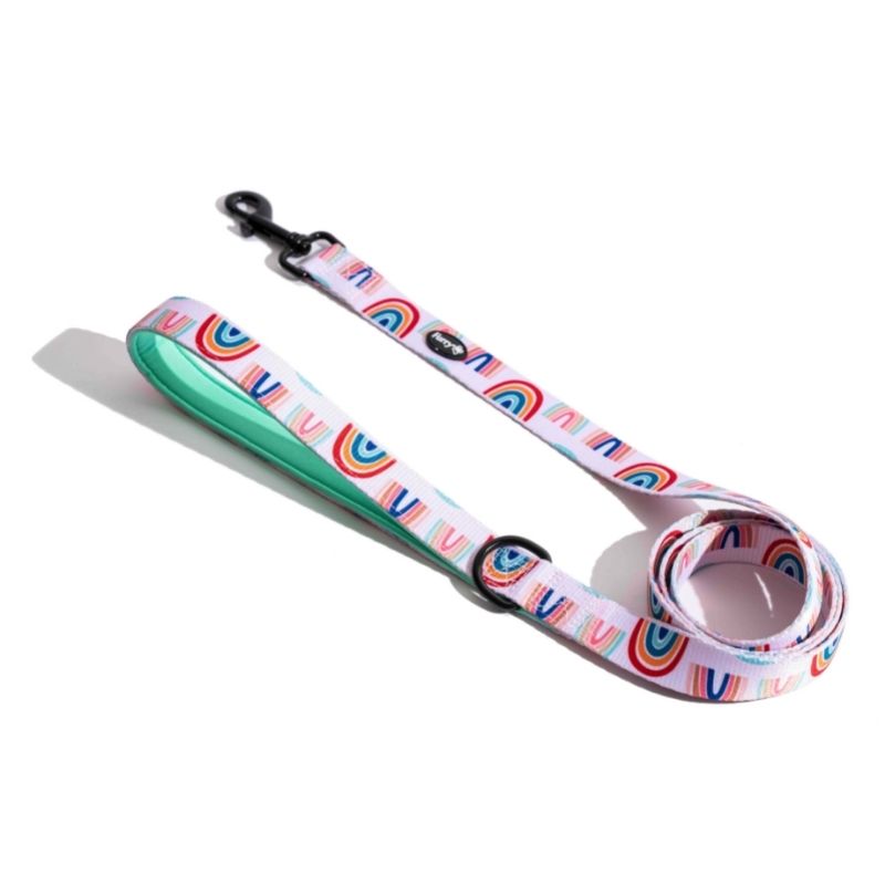 Furry&Co Comfort Leash for Dogs - Raining Rainbows