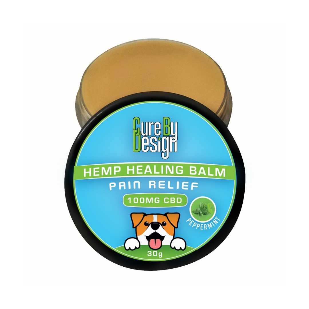 Cure By Design - Hemp Healing Balm (Pain Relief - 100mg CBD) (30g)