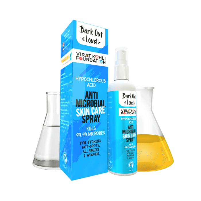 Bark Out Loud by Vivaldis Antimicrobial Skin Spray For Dogs & Cats - 100ml