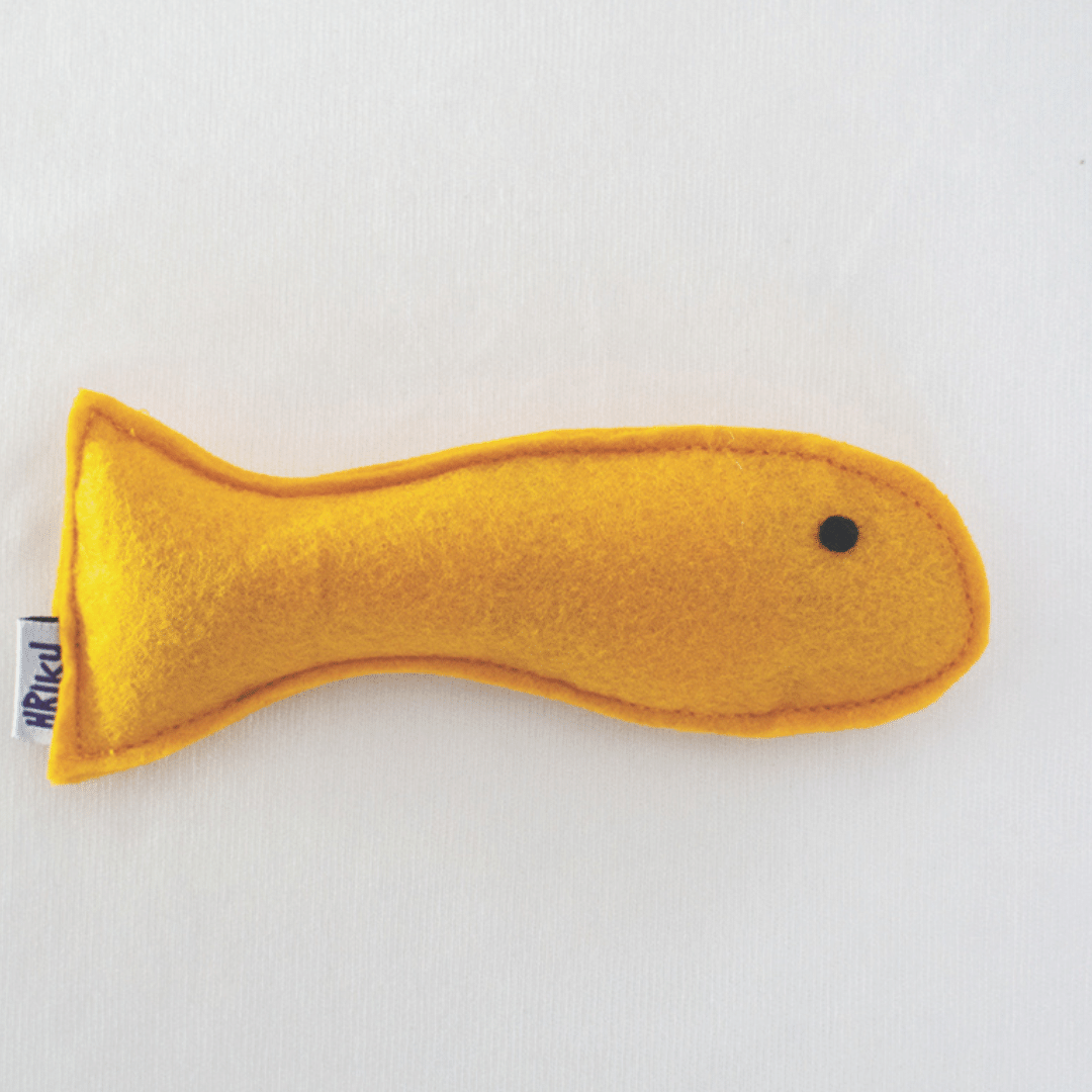 Hriku Cat Toys With Catnip - Matsya (Fish)