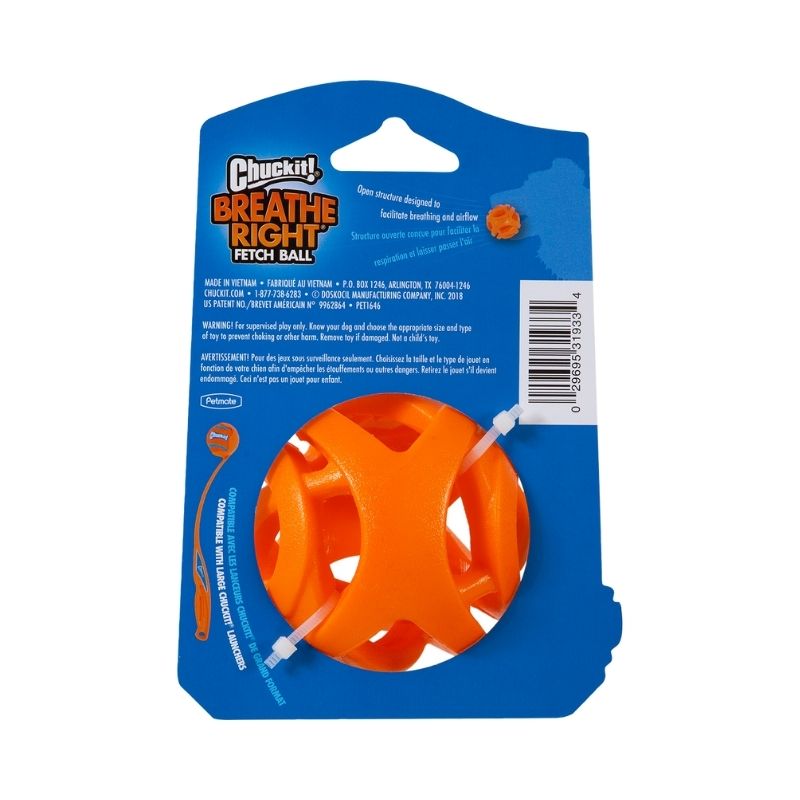 Chuckit! Dog Toys - Breathe Right Fetch Ball