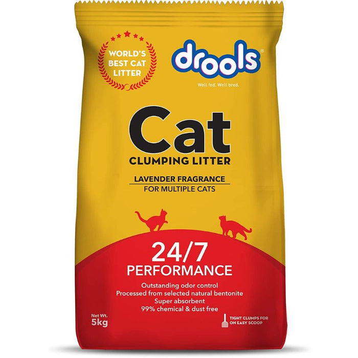 Drools Clumping Cat Litter - Lavender