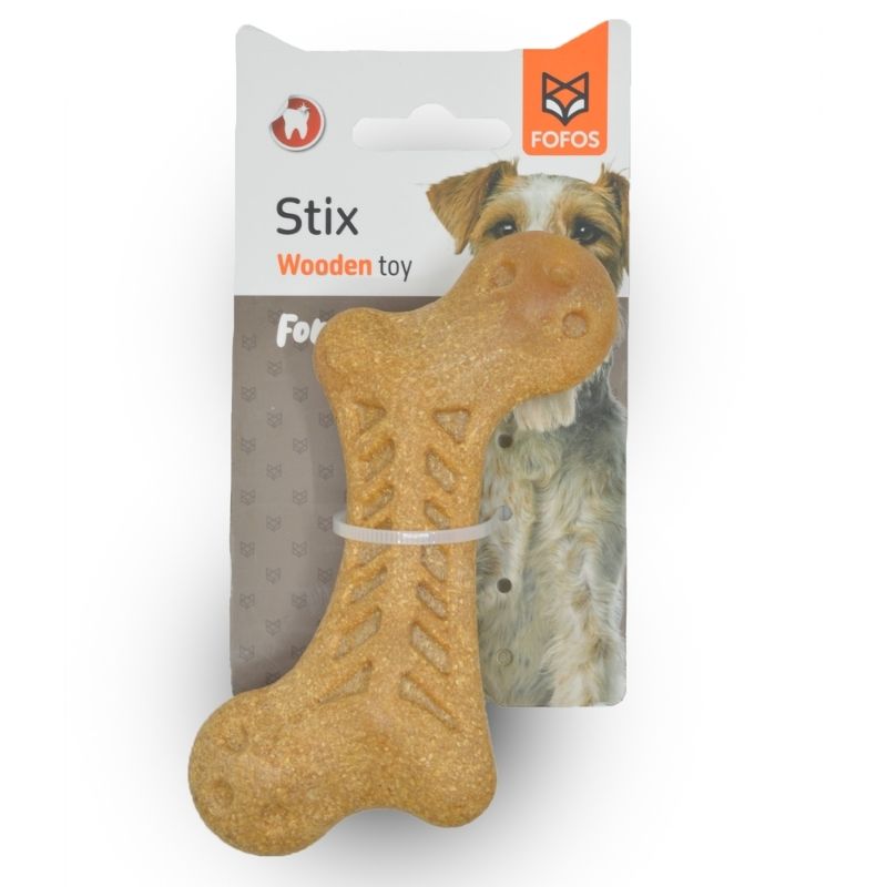 FOFOS Dog Toys - Woodplay Bone