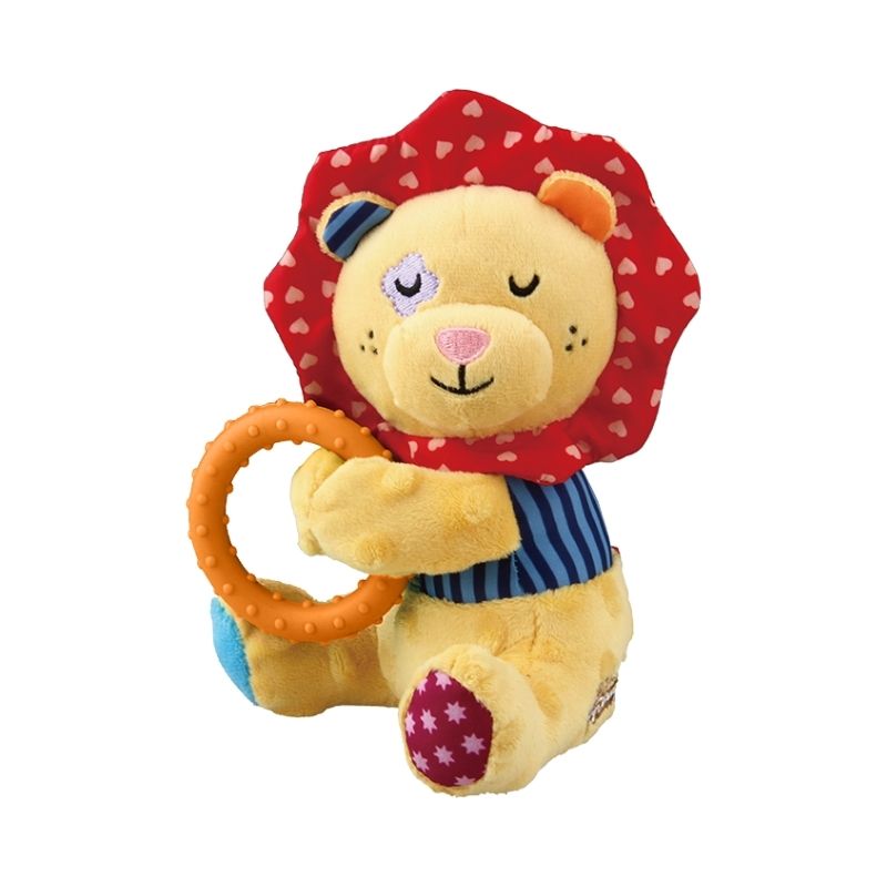 GiGwi Dog Toys - Plush Friendz - Lion (Yellow)