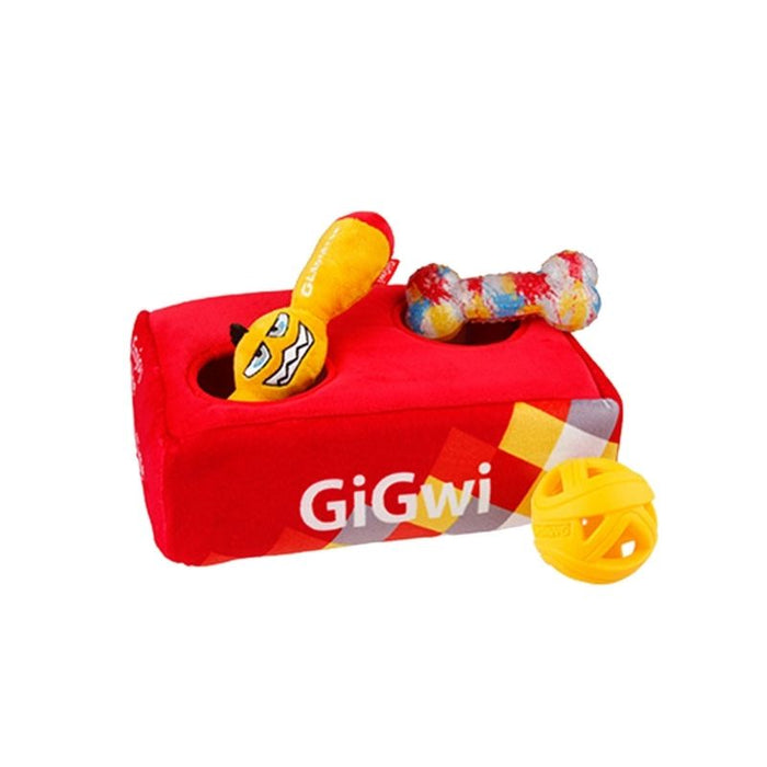 GiGwi Dog Toys - Hide N' Seek G-Box with Toys Inside