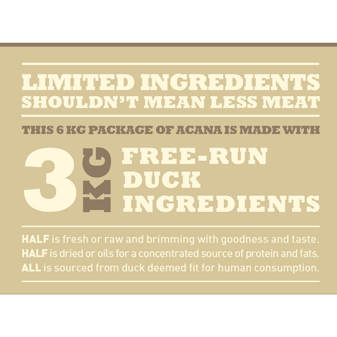 Acana Dry Dog Food - Free Run Duck