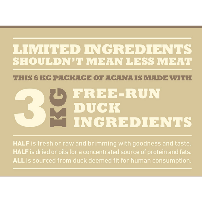 Acana Dry Dog Food - Free Run Duck