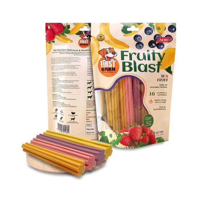 First Bark Dog Treats - Fruity Blast - Mix Fruit (225g)