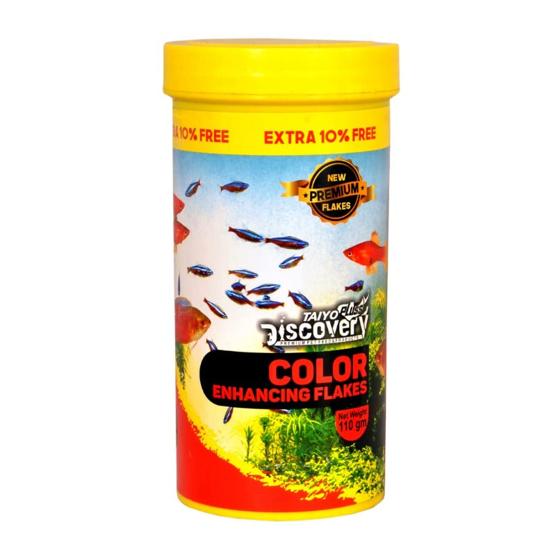 Taiyo Pluss Discovery Fish Food - Colour Enhancing Flakes