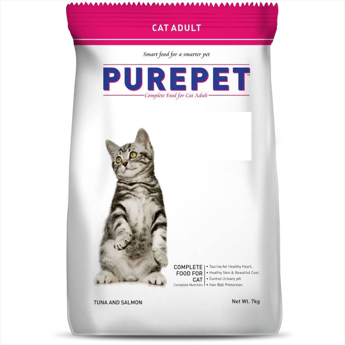 Purepet Dry Cat Food - Tuna and Salmon (7kg)