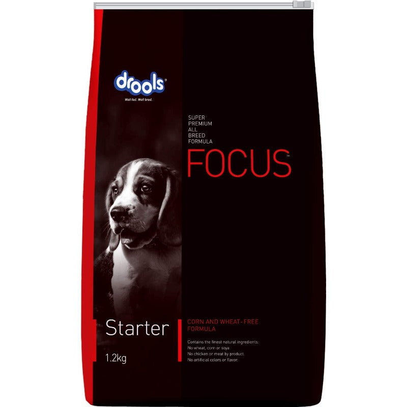 Drools Focus Starter Super Premium Dry Dog Food - Chicken