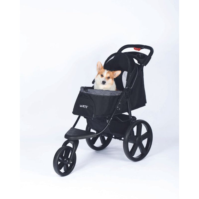M-Pets Aventura Pet Stroller (Black)