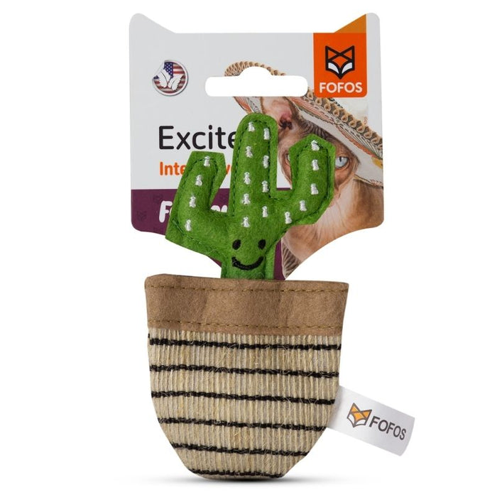 FOFOS Cat Toys - Green Cactus