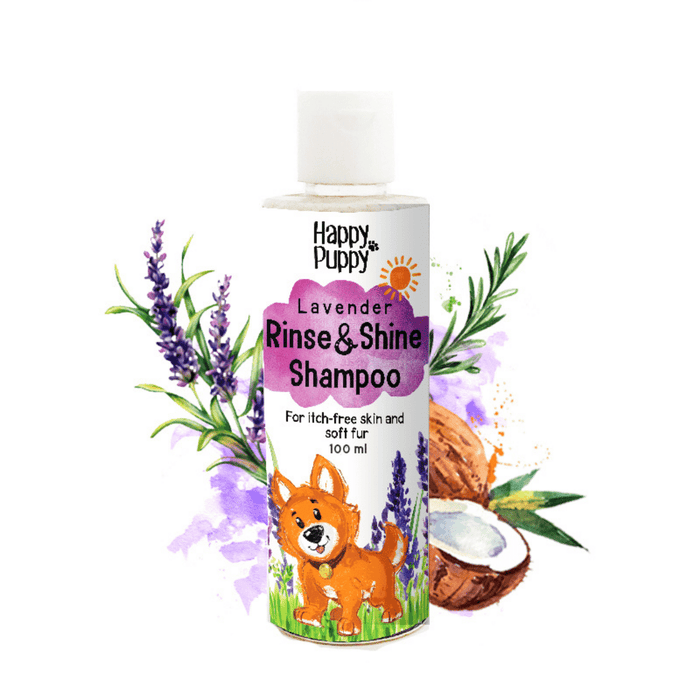 Happy Puppy Organics Dog Shampoo - Rinse and Shine