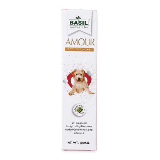 Basil Pet Cologne for Dogs - Amour (100ml)