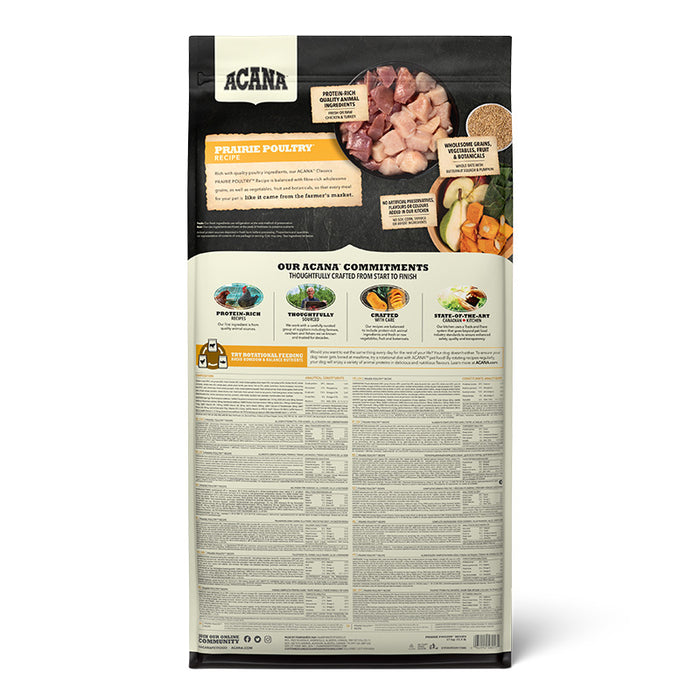 Acana Classics Dry Dog Food - Prairie Poultry