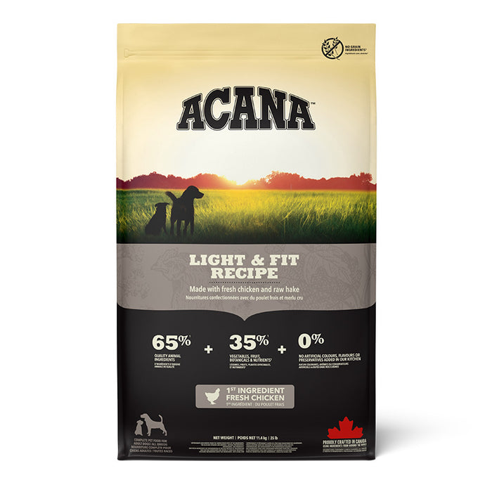 Acana Dry Dog Food - Light & Fit
