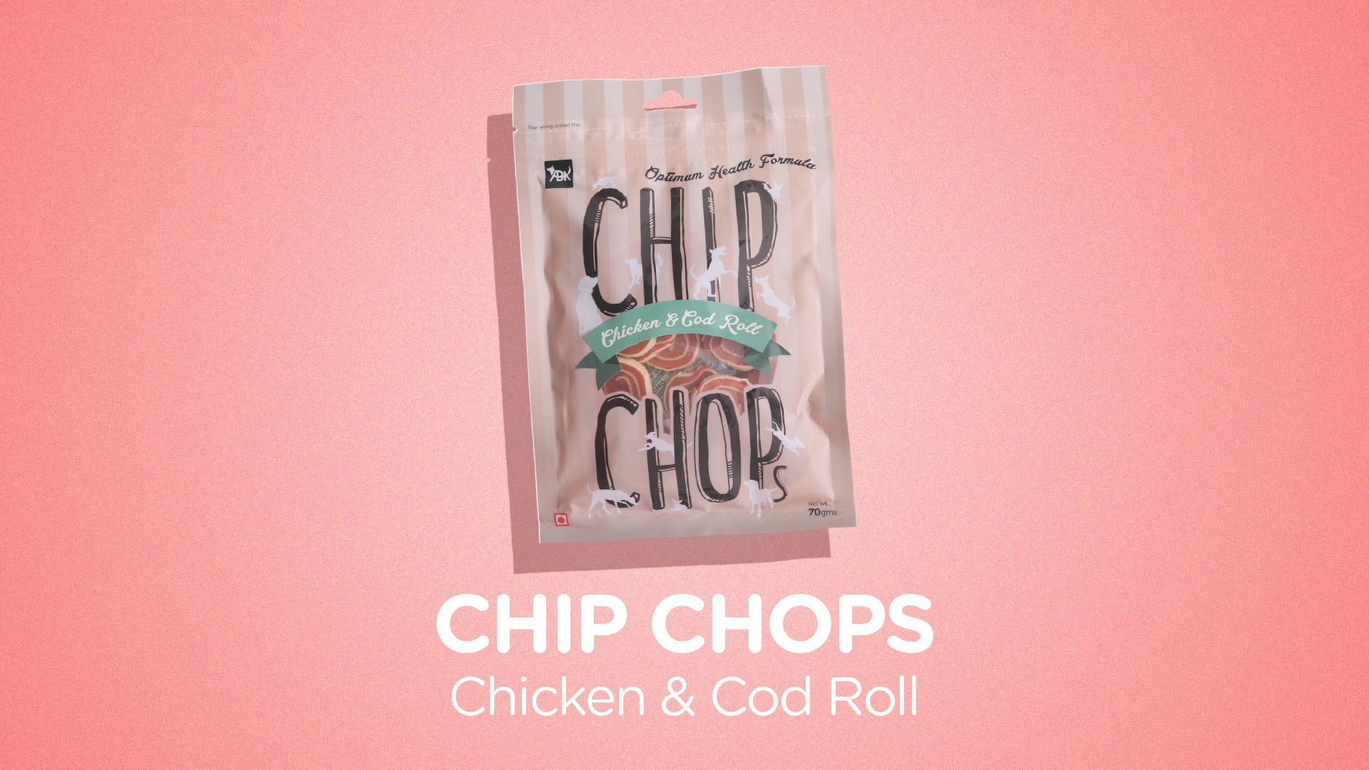 Chip Chops Dog Treats - Chicken & Codfish Rolls
